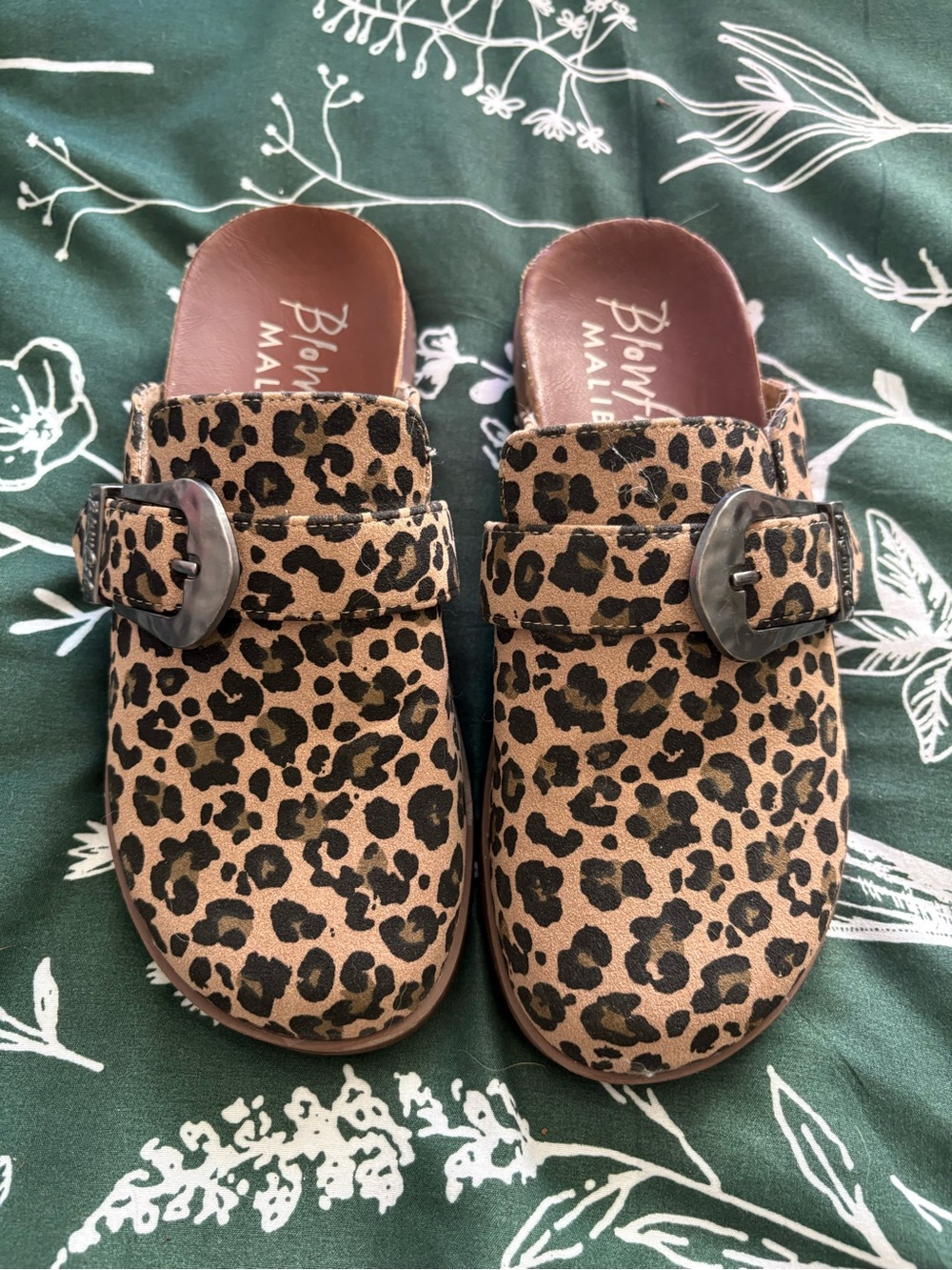 Blowfish Leopard Print Slip-On Clog - Brown